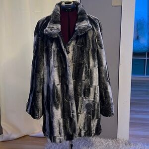 New Hilary Radley Faux Fur Coat